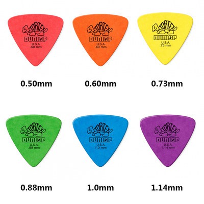 Dunlop Dunlop Rùa Nhỏ mờ Guitar quay số pick điện Guitar Jazz đàn hồi 431R tam giác