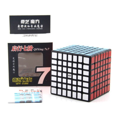 Aufkleber Set auf QiYi WuJi 7x7 69mm Magic Cube Half Bright Farben 