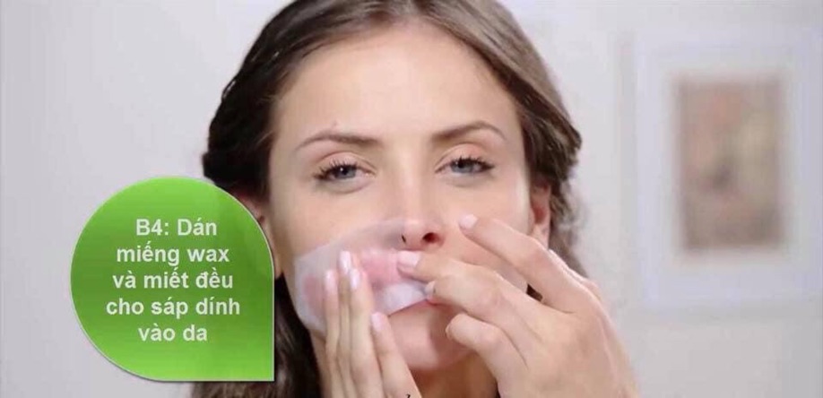 [Chính hãng]  Lẻ miếng wax ria mép lông mặt Veet (miếng dán tẩy lông veet)