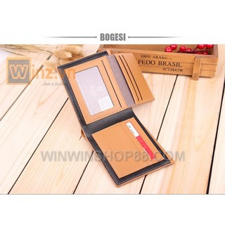 Bóp da nam BOGESI BD162 (màu đen) bởi winz.vn