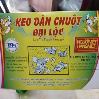 Sỉ 100 keo dán chuột siêu dính  Đại Lộc
