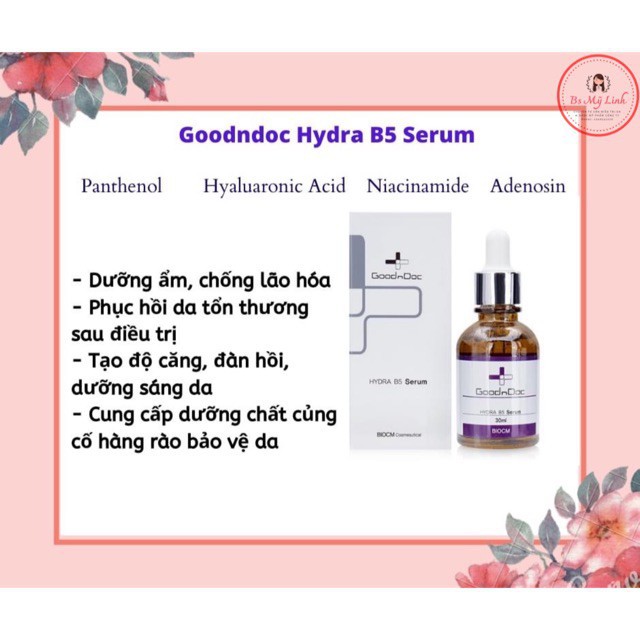 Tinh chất Hydra B5 và Vitamin C GoodnDoc 30ml