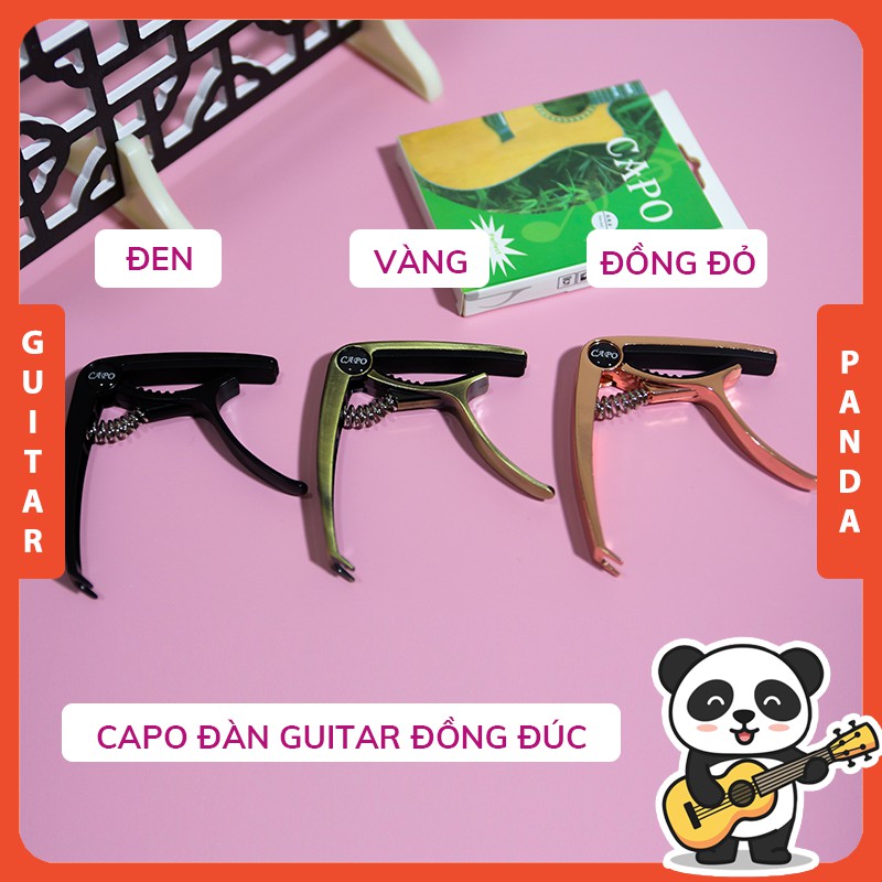 Capo Đàn Guitar Acoustic Classic Ukulele Kim Loại Đồng Đúc GP2532