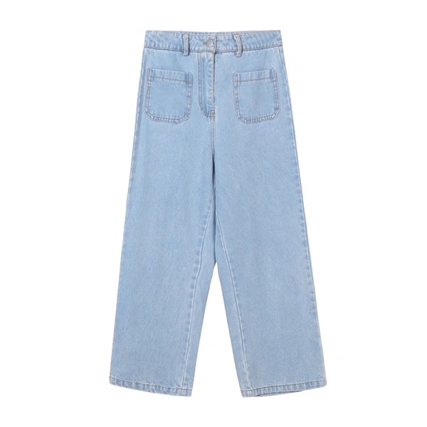 Quần jeans ống suông 2022