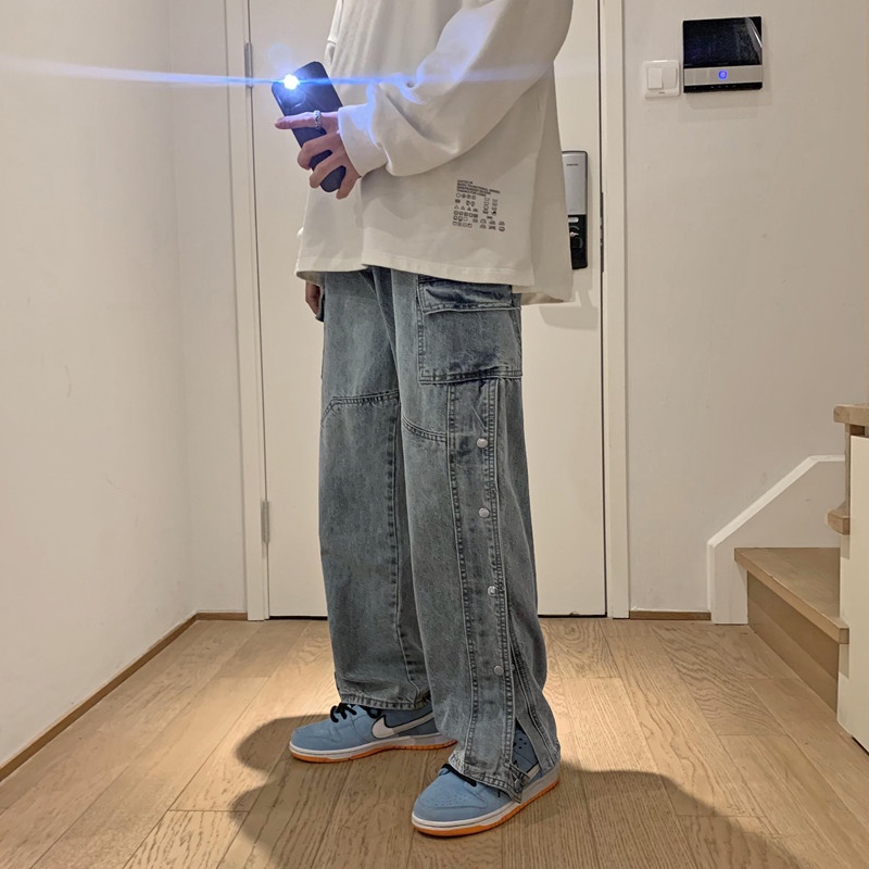 Quần jean dài thời trang hiphop đường phố trẻ trung sành điệu cho nam