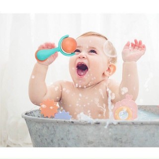 XÚC XẮC 10 MÓN BABY RATTLE