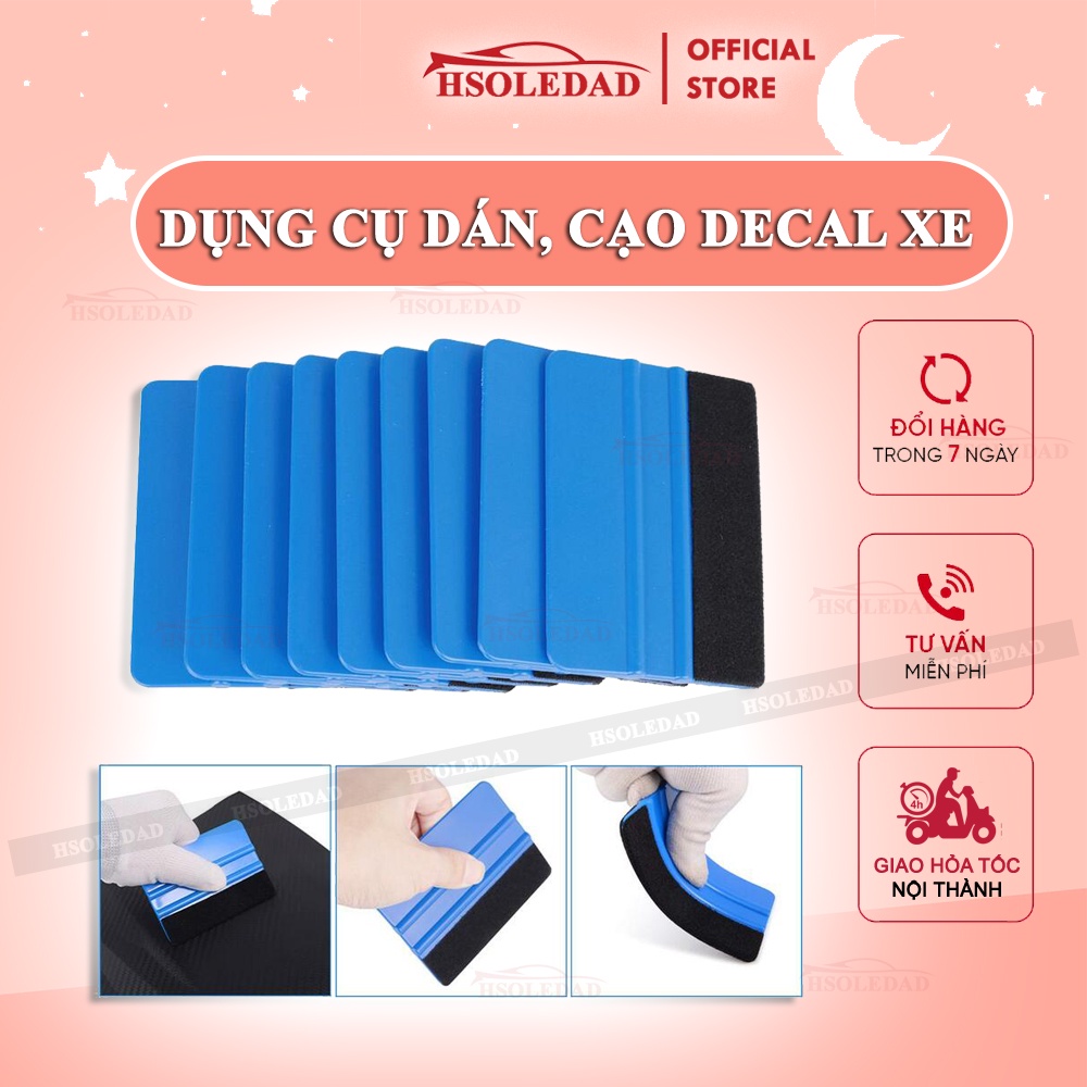 Dụng cụ hỗ trợ dán, cạo bỏ lớp decal trên thân ô tô, xe máy