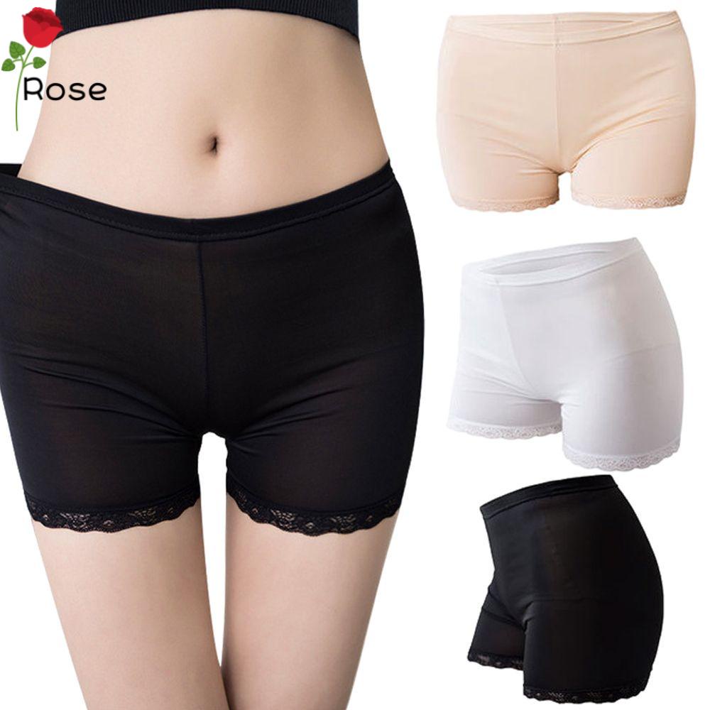 Quần lót mặc váy lưng cao co giãn phối ren thời trang xuân hè cho nữ