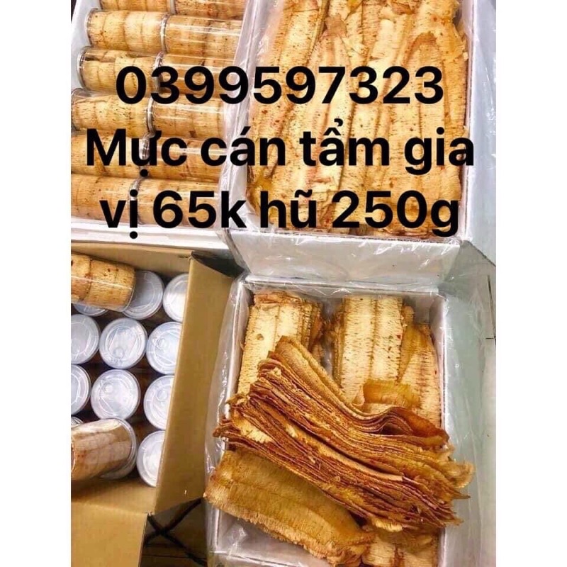 Mực cán tẩm gia vị hũ 250g