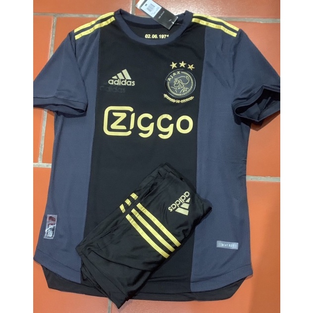 ⚽️BỘ ÁO ĐẤU ⚽️QUẦN ÁO BÓNG ĐÁ AJAX XÁM SÂN KHÁCH Chất vải mè thái, thấm hút mồ hôi