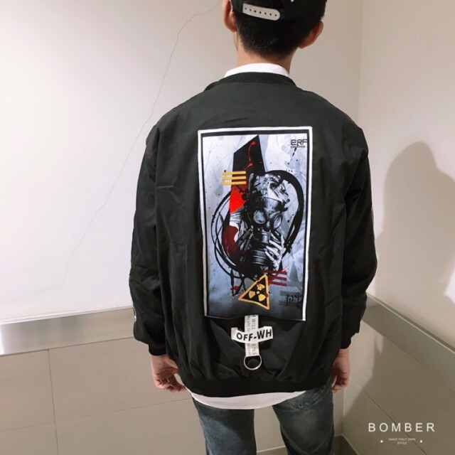 [Ảnh + video thật] Áo khoác Bomber thiết kế THE.MARK (có bigsize) | BigBuy360 - bigbuy360.vn