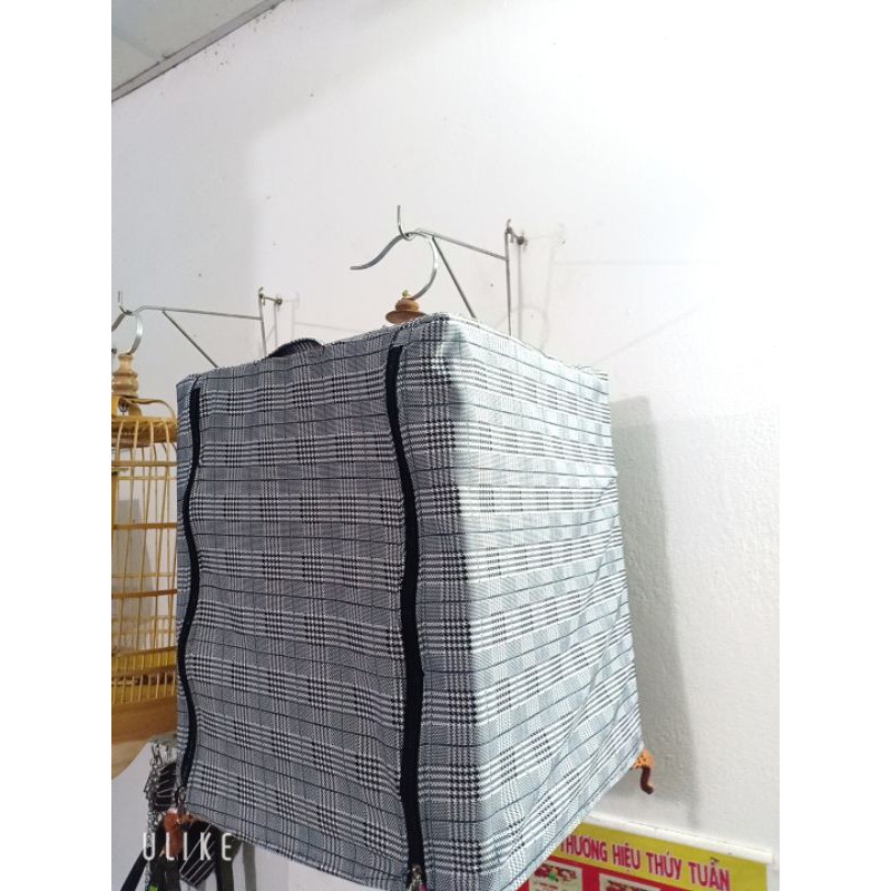 Áo lồng  chim vuông lồng 37 cao cấp - áo phủ lồng chim chất liệu vải min siêu đẹp - Nahi Shop
