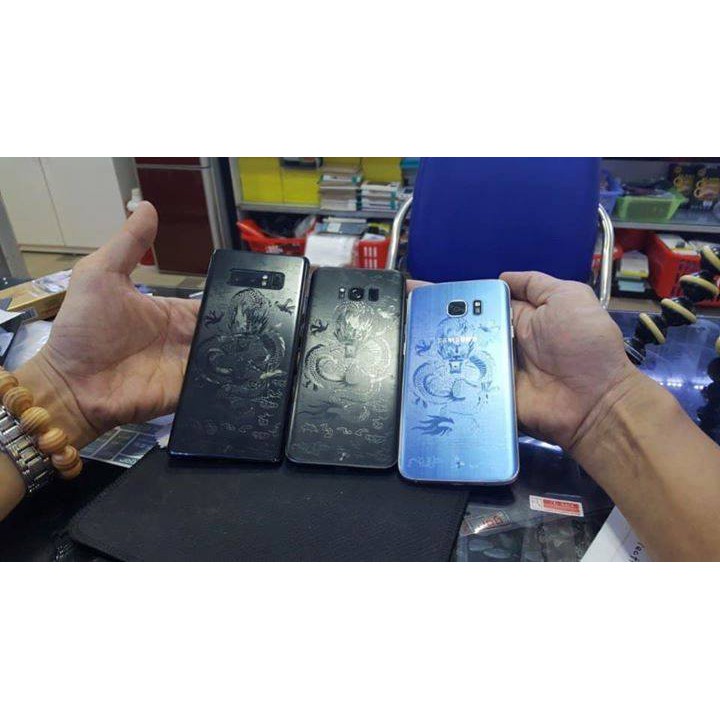 Dán lưng Galaxy S7 Edge, S8, S8 Plus, Note 8, S9, S9 Plus, Note 9 3D kim cương chống trầy