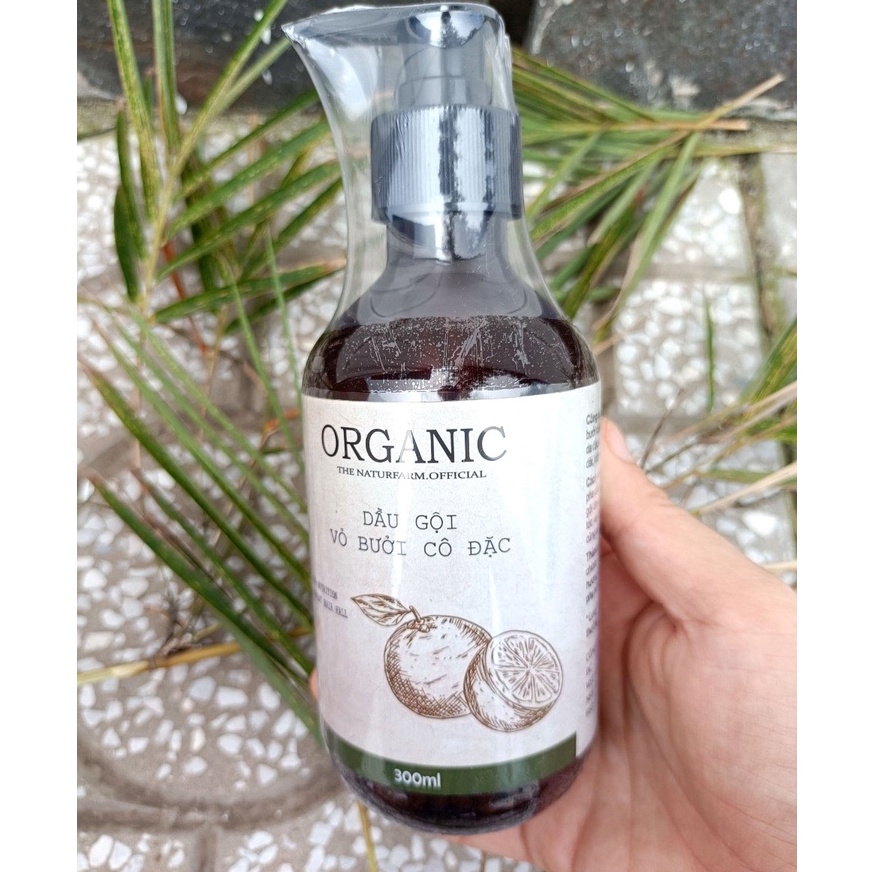 Dầu gội vỏ bưởi cô đặc 300ml,sạch gàu,kích mọc tóc,ngăn rụng tóc