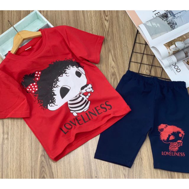 SIÊU HOT - Bộ ngố cotton màu size đại cực xinh cho bé gái từ 22 đến 40kg - Bộ quần áo trẻ em