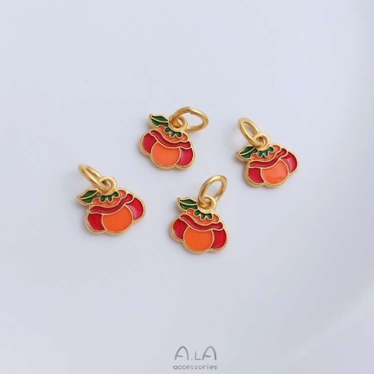 Vòng Đeo Tay Mặt Đá Ngọc Bích Màu Xanh Dương Hình Thỏ/Quả Bí Ngô Dễ Thương