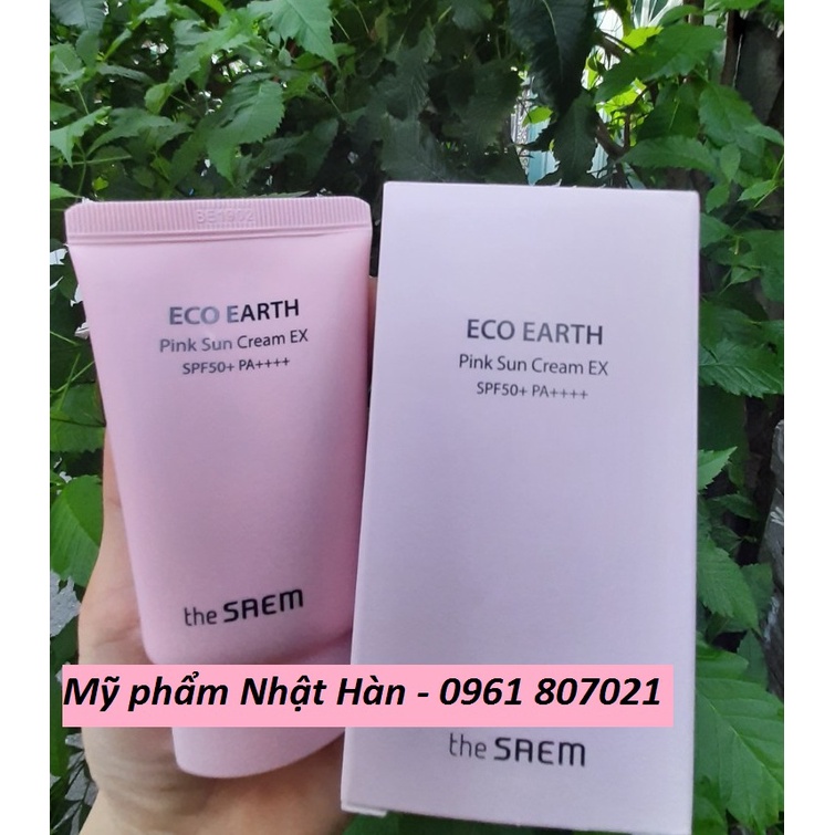 Kem chống nắng The Saem Eco Earth MẪU MỚI  (SPF 50+/PA)