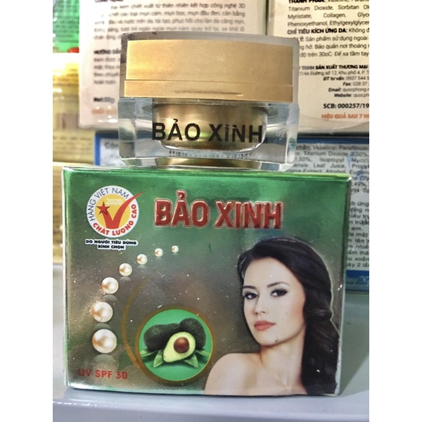 Kem bảo xinh  trắng da,ngăn ngừa nám hủ 10g