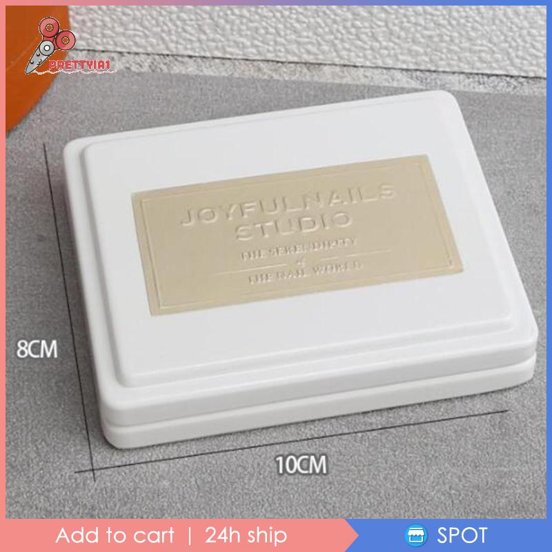 Bảng Pha Màu Nước Bằng Sứ 24 Ngăn Prettyia1 Kèm Nắp Đậy