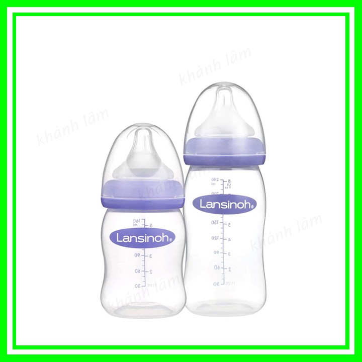 Bình sữa Lansinoh Momma 160ml/ 240ml có hộp