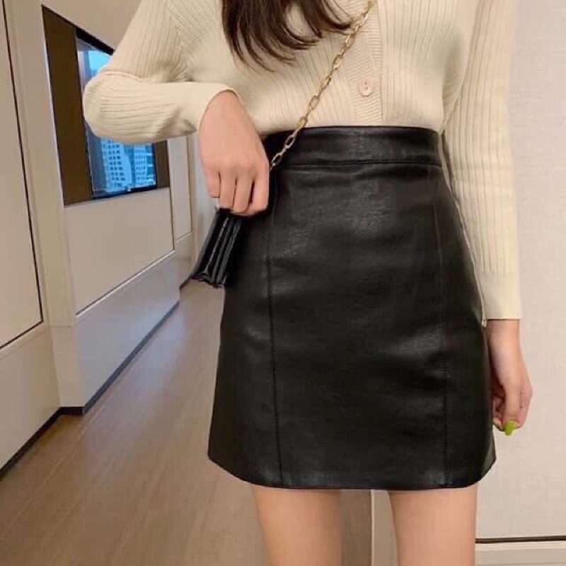 Chân váy da siêu hot