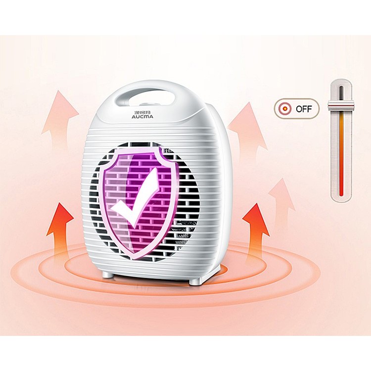 Quạt sưởi điều hòa hai chiều Aucma/DNF-X6- Hàng xuất Châu Âu