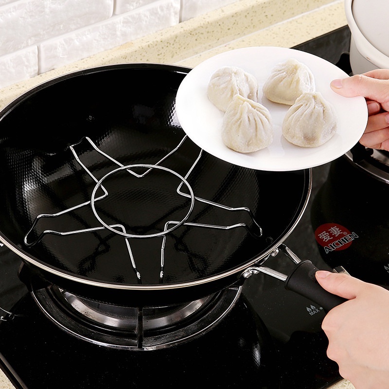 Rế hấp lót nồi hình ngôi sao inox cao cấp hấp bánh bao hâm thức ăn dễ dàng