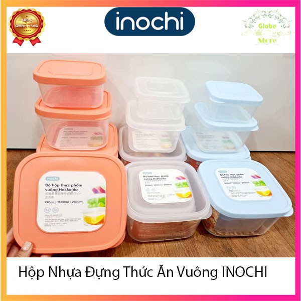 Hộp Nhựa Đựng Thức Ăn Vuông HOKKAIDO