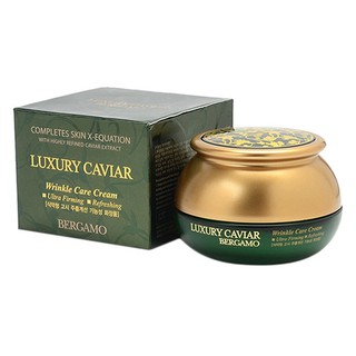 (DATE 10/11/2024) Kem Làm Giảm Nám BERGAMO Luxury Caviar Wrinkle Care Cream 50g