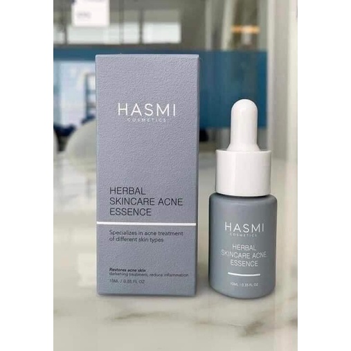 Serum giảm mụn li ti, mụn đầu đen Hasmi Herbal Skincare Acne Essence