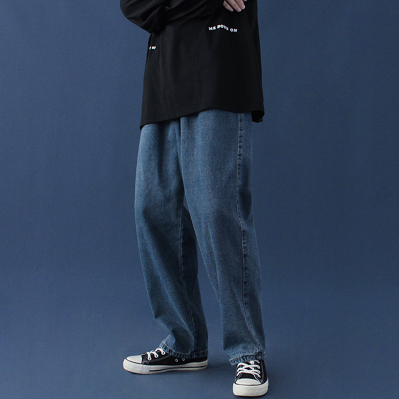 Quần jeans dài ống rộng phong cách hợp thời trang cho nam kích thước S-5XL