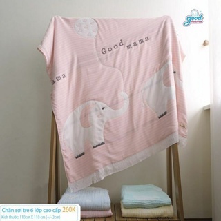 Chăn Sợi Tre 6 Lớp Cao Cấp Goodmama