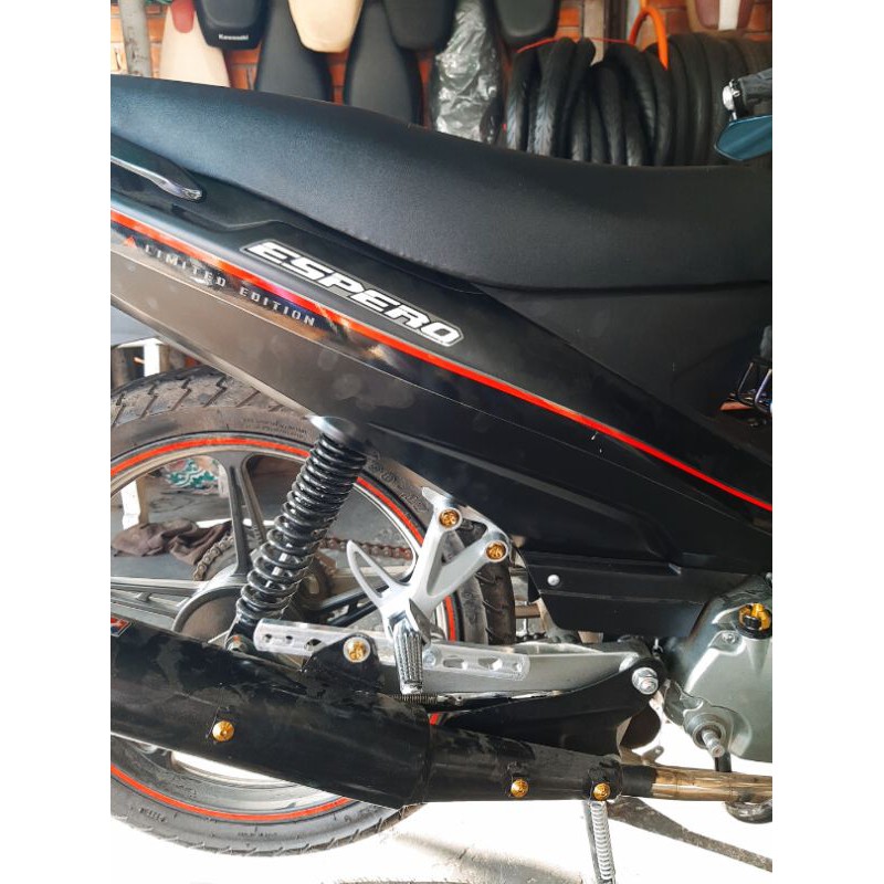Full Bộ Gác Chân Kiểu Raider Nhôm CNC Gắn cho Sirius, Ex135/150