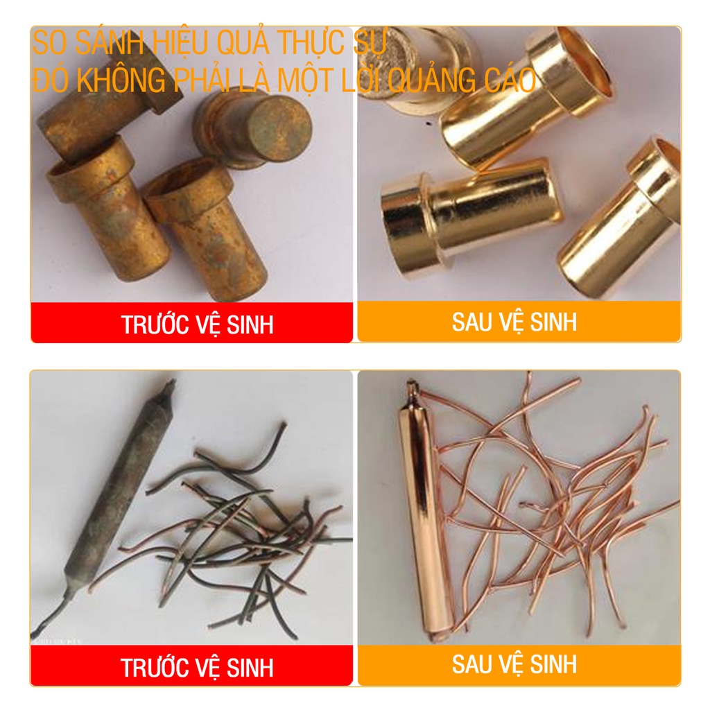 Đánh bóng đồng Freeme, tẩy gỉ và làm sạch các vết bẩn trên đồng, phục hồi màu sắc nguyên bản - Nhập Khẩu Hàn Quốc TGD