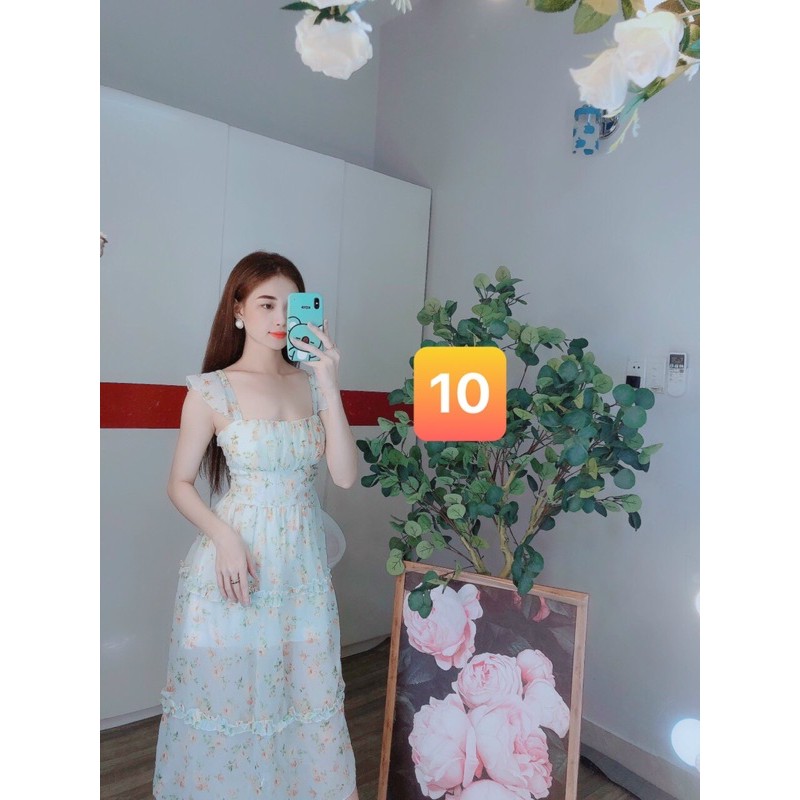 Đầm maxi cánh tiên bo ngực - hình thật | BigBuy360 - bigbuy360.vn