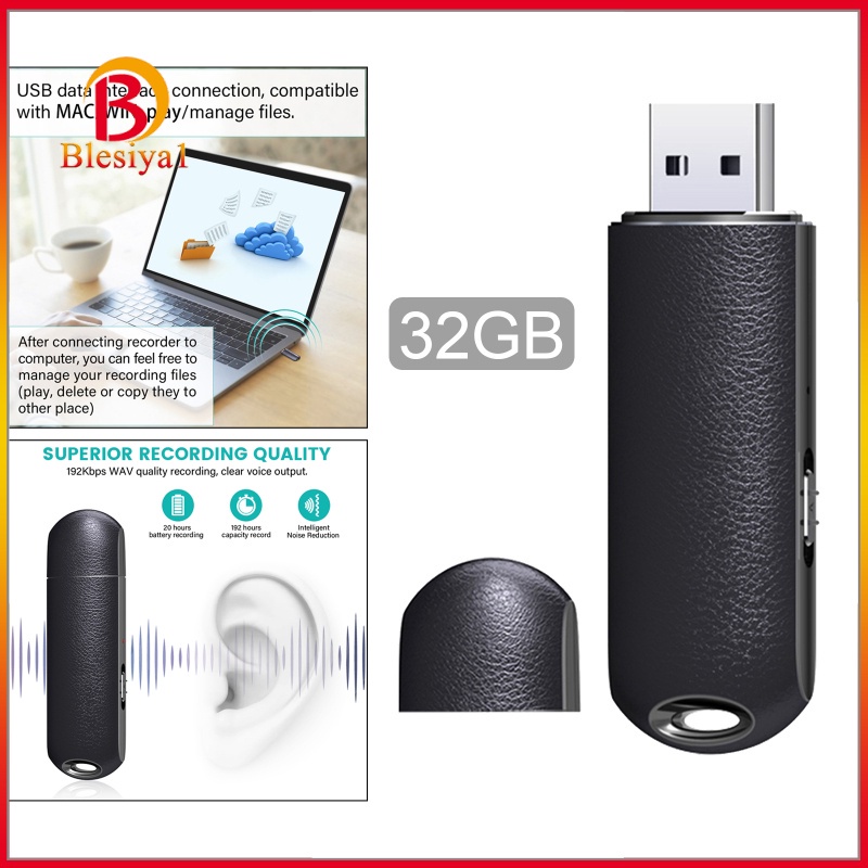 Usb Ghi Âm Giọng Nói Kỹ Thuật Số Blesiya1 4gb