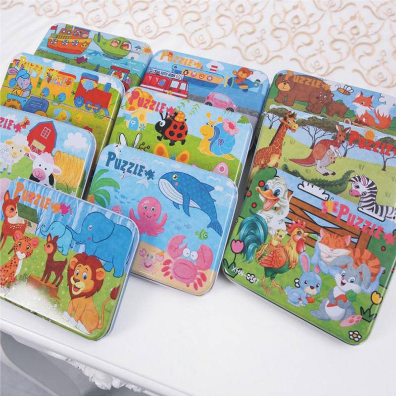 Bộ Đồ Chơi Xếp Hình Bằng Gỗ 4 Trong 1 2 3 Tuổi Độc Đáo Thú Vị Cho Bé