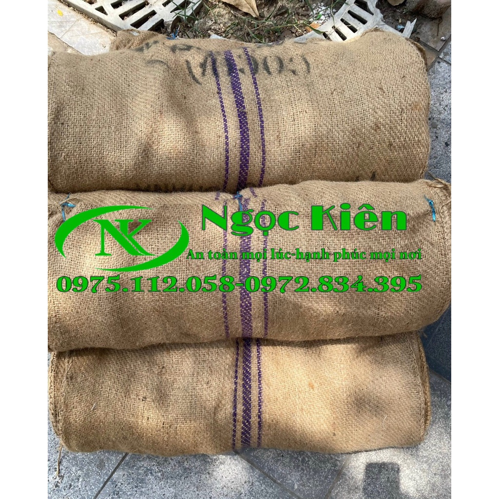 Bao tải đay bảo dưỡng, bao bố công trình.