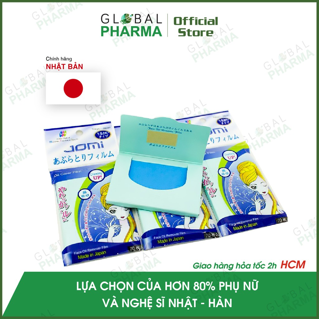 Phim Thấm Dầu Jomi (70 Miếng) [Chính Hãng Nhật Bản]