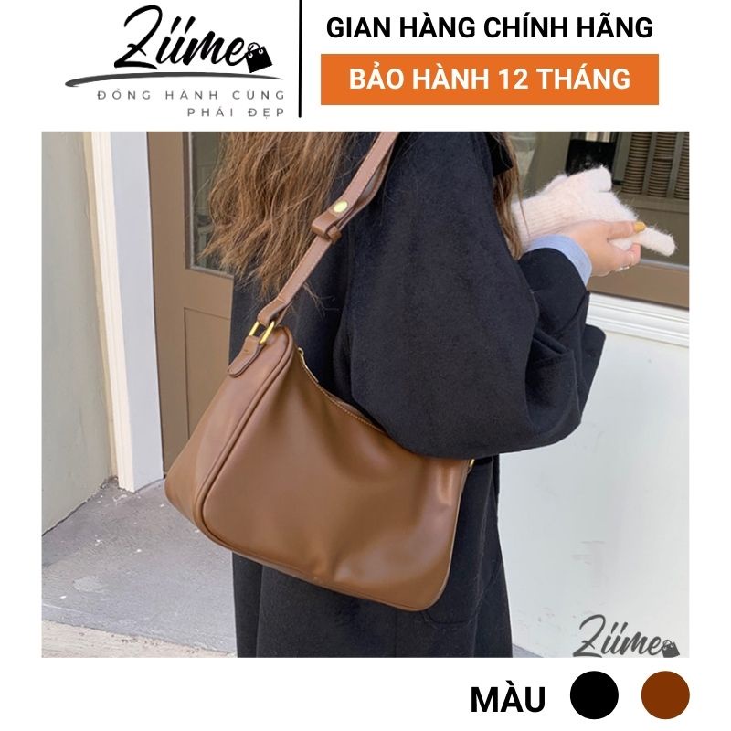 Túi xách nữ đeo vai Ziime, Túi đeo chéo da PU mềm mại phong cách Hàn Quốc ZT010