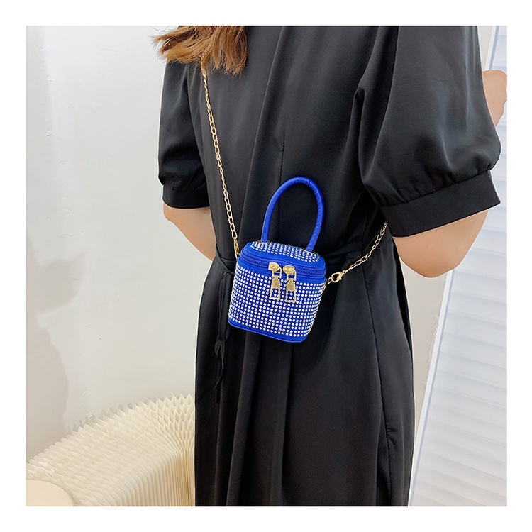 Túi Xách JASMIN NOIR Hộp Vuông Dây Đeo Xích Thời Trang Cho Nữ