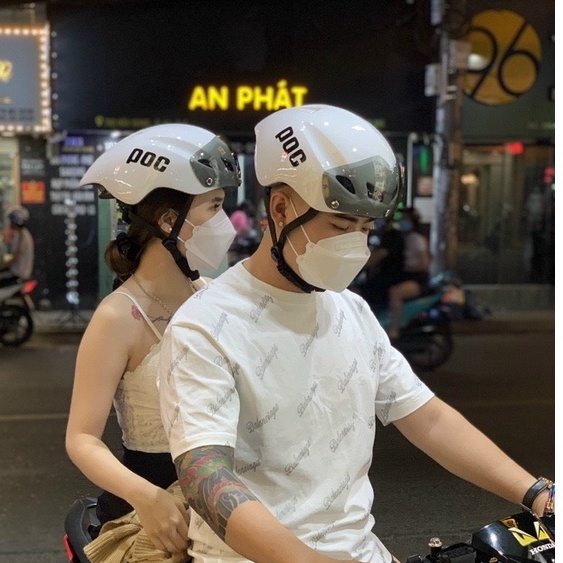 NÓN ĐI XE ĐẠP THỂ THAO XE MÁY POC 01-NÓN XE ĐẠP NHẬP KHẨU POC NHIỀU MÀU