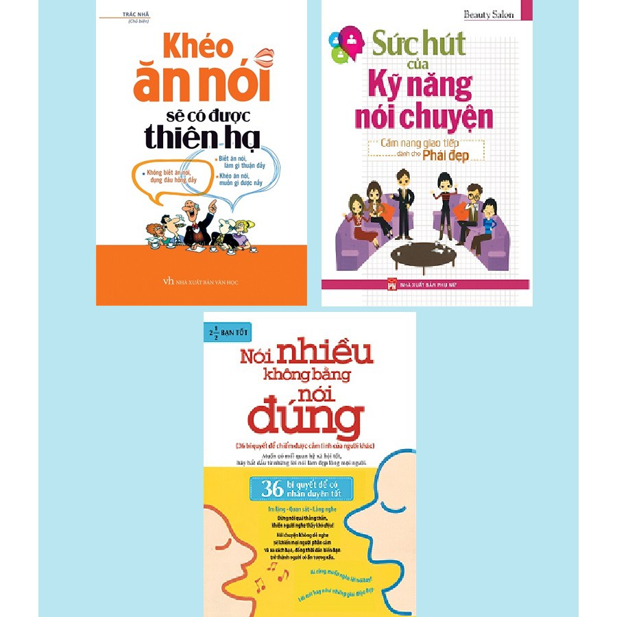 Sách -3 Cuốn Nghệ Thuật Giao Tiếp Để Thành Công