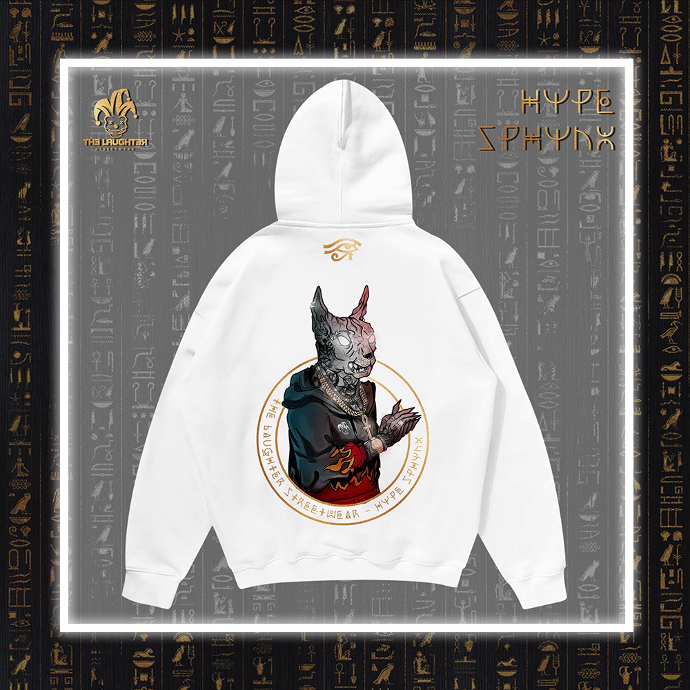 The Laughter - HOODIE HYPE SPHYNX - Áo MŨ NỈ DA CÁ | BigBuy360 - bigbuy360.vn