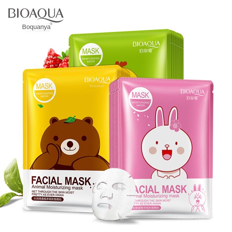 Mặt Nạ Bioaqua Chiết Xuất Thực Vật Giúp Dưỡng Ẩm Cho Bé