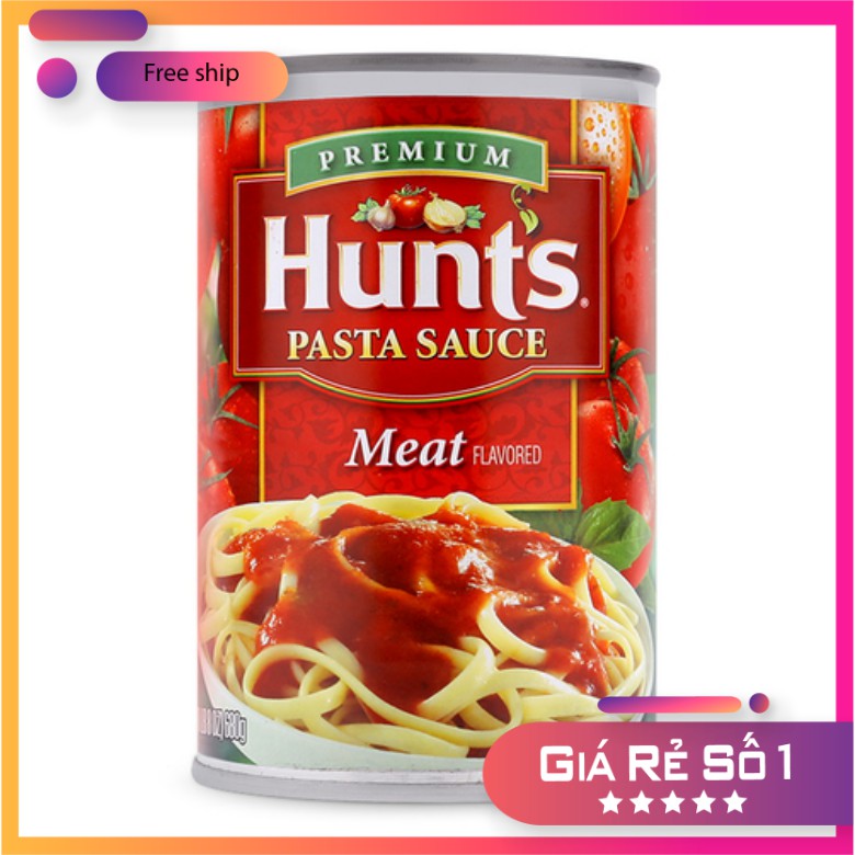 Sốt Cà Chua Hunts vị thịt  Pasta Sauce Meat Flavored 680 Gram