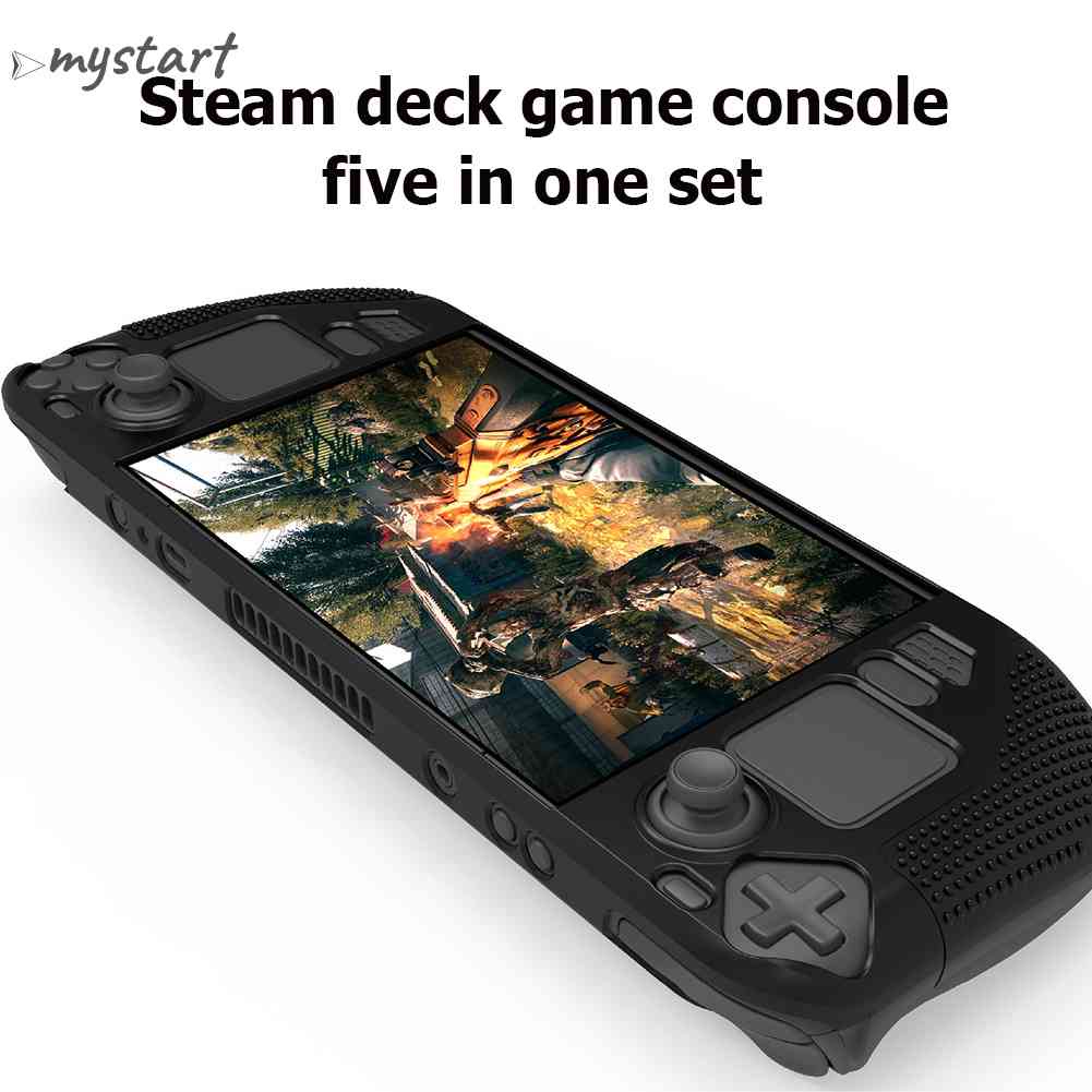 Tay Cầm Điều Khiển Chơi Game Bằng Silicone Với Túi Đựng Cho Steam Deck