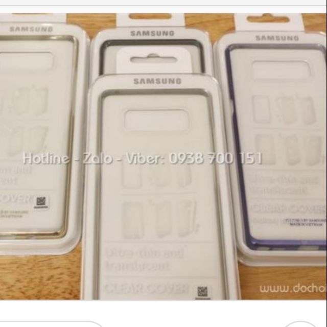 Ốp clear cover sam sung Note 8