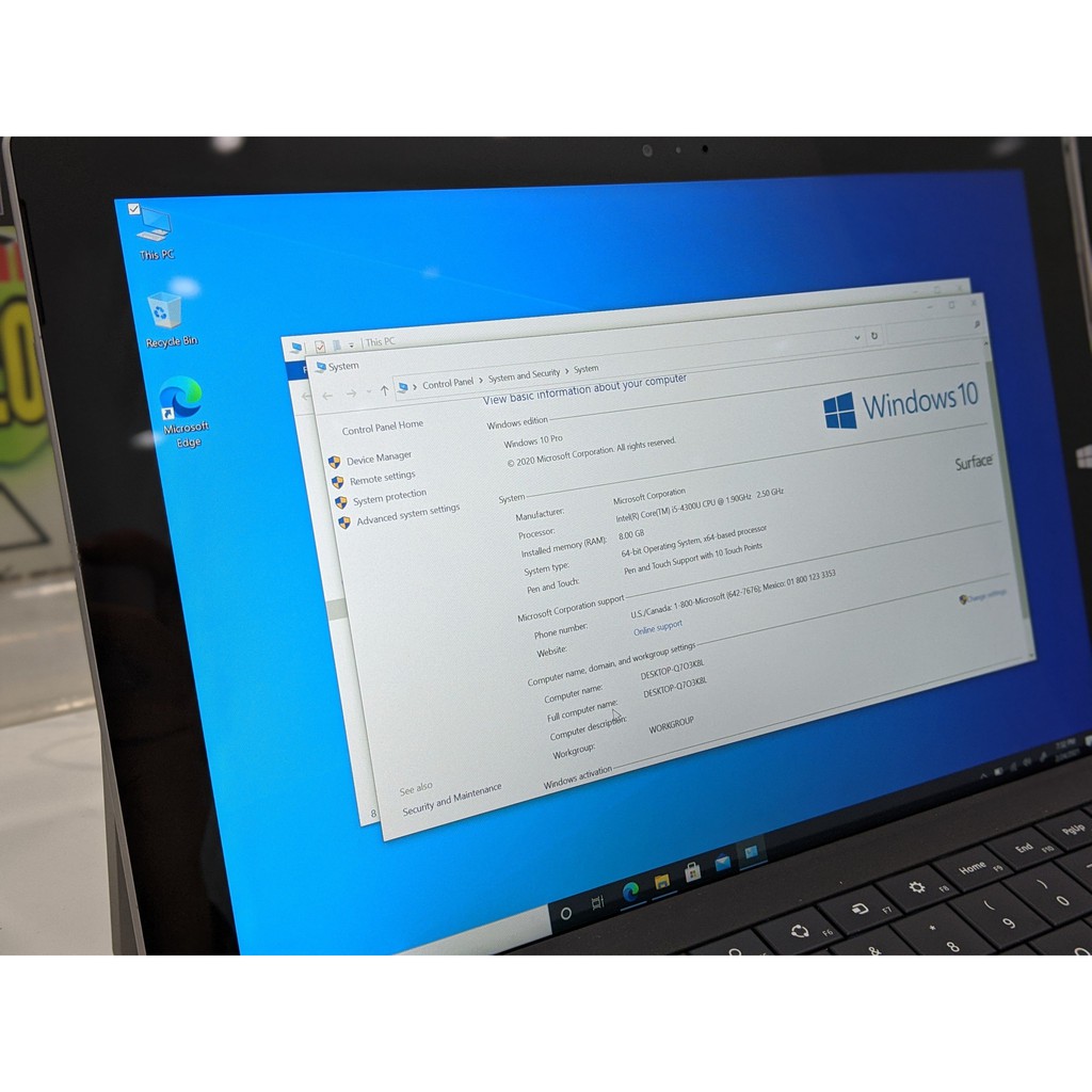 Máy tính bảng Microsoft Surface Pro 3 | TẶNG BÀN PHÍM TYPE COVER & SẠC Chính Hãng