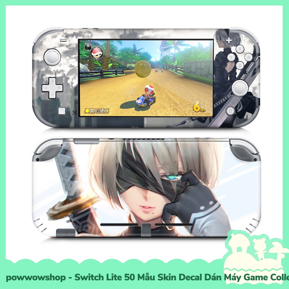 [Sẵn VN - Hỏa Tốc] Switch Lite 50 Mẫu Skin Decal Dán Máy Game Cầm Tay Nintendo Switch Lite Phong Cách Nin Gaming Wolrd